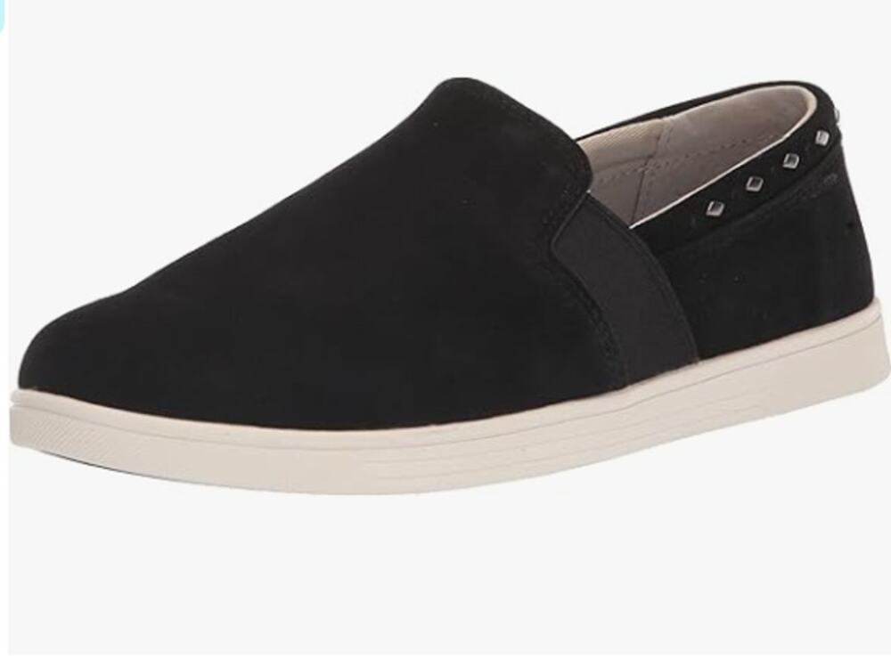 Spenco Santa Barbara Rivet Sneakers Womens 9.5B Black Comfort Orthotic